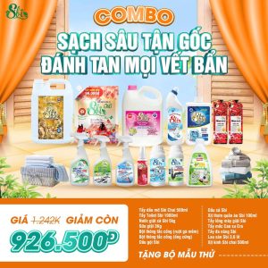 COMBO SẠCH SÂU TẬN GỐC, ĐÁNH TAN MỌI VỀ BẨN 926K